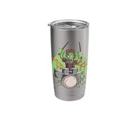 Percussionist Drummer Zombie Drumming Drums Halloween Stainless Steel Insulated Tumbler