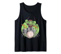 Percussionist Drummer Zombie Drumming Drums Halloween Tank Top