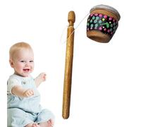 Percussions Drum Drums - Pair Of Wooden Decks, Frog Call Accessory | Music Rhythm Drum Tool Kit, Weighted Balanced Bass Set For Band Trials