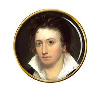 Percy Bysshe Shelley Pin Badge