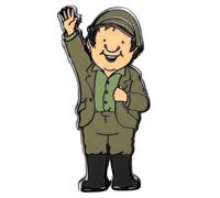 Pawprint Family | Percy Character Enamel Pin Badge | Percy the Park Keeper Official Merchandise