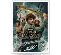 Percy Jackson and the Olympians Cast Signed A4 Poster Photo Print Framed Autograph Gift TV Show Walker Scobell Leah Jeffries Aryan Simhadri (Percy jackson 2, A3 Print (Unframed))