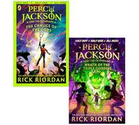 Percy Jackson and the Olympians Series 2 Books Collection Set By Rick Riordan (The Chalice of the Gods & Wrath of the Triple Goddess)