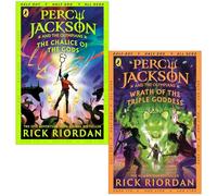 Percy Jackson and the Olympians Series 2 Books Collection Set By Rick Riordan (The Chalice of the Gods & Wrath of the Triple Goddess)