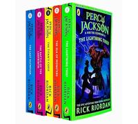 Percy Jackson and The Olympians Series 5 Books Collection Set (Lightning Thief, the Sea of Monsters, Titan's Curse, Battle of the Labyrinth & Last Olympian)