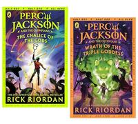 Percy Jackson And The Olympians Series (Book 6&7) by Rick Riordan 2 Books Collection Set (The Chalice of the Gods & Wrath of the Triple Goddess)