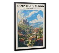 Percy Jackson Camp Half Blood Canvas Poster Bedroom Decor Landscape Office Room Decor Gift 16" L X 24" W