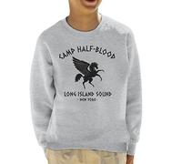 Percy Jackson Camp Half Blood Kid's Sweatshirt Heather Grey