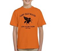 Percy Jackson Camp Half Blood Kid's T-Shirt Orange