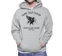 Percy Jackson Camp Half Blood Men's Hooded Sweatshirt Heather Grey