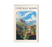 Percy Jackson Camp Half Blood Poster Canvas Poster Bedroom Decor Landscape Office Room Decor Gift 20x30inch(50x75cm)