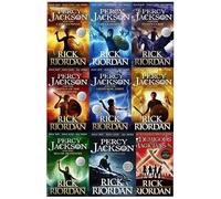 Percy Jackson Collection 9 Books Set by Rick Riordan - Demigods and Magicians, Greek Gods
