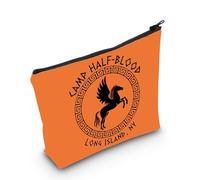 Percy Movie Gift Camp Half-Blood Greek Mythology Gift Camp Half-Blood Long Island Makeup Bag Bookish Gift (Half-Blood Bag EU)