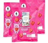 Percy Pig Mini Cookie Bags Biscuits Bundle (3 Pack) - By Oerich Gift