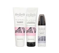 Percy & Reed Volumising Shampoo, Conditioner & Hair Mousse Bundle, Thickening Care, Long-Lasting Body, Heat and Pollution Protection
