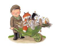 Percy the Park Keeper Blank Greeting Card with Envelope