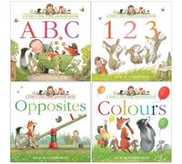 Percy the Park Keeper Early Learning collection 4 Picture Books Set (ABC, 123, Colours & Opposites)