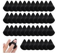 PercyEffie 150 Pcs powder puffs for face powder soft makeup puffs triangle velour puff setting powders puff makeup sponges Wet and Dry Cosmetic