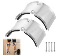 PercyEffie 2 PCS Drywall Stilt Replacement Part,Aluminium Alloy Stilt Accessories Curved plate for fixing legs Drywall Stilts Replacement Parts for Plastering,Home Improvement,Painting and Wiring