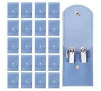 PercyEffie 20 Sets Manicure Set nail clipper kit Stainless Steel fingernail clipper set 4in1 manicure kit for gift set beauty Stainless Steel Pedicure Kit Pedicure Tools with Travel Case Men Women