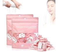 Perdiva Disposable Compressed Towels,Portable Washcloth Reusable,Ultra Soft Large Size Compressed Towel Tablets,Compressed Towel/Face Tablets for Travel Camping Home Outdoor Activities (2 Box)