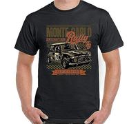 perdu Mini T-Shirt Race Monte Carlo Rally Mens Funny Car Cooper, colour17, S XL Black