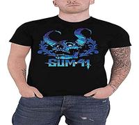 perdu Sum 41 T Shirt Blue Demon Band Logo Mens Black M