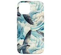 Peregrine Falcon Art Style, High Flight, Bird Lover, Raptor Case for iPhone 14