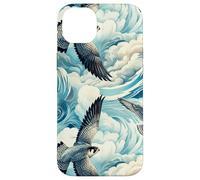 Peregrine Falcon Art Style, High Flight, Bird Lover, Raptor Case for iPhone 14 Plus