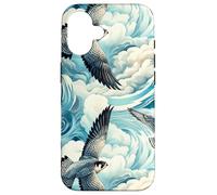 Peregrine Falcon Art Style, High Flight, Bird Lover, Raptor Case for iPhone 16