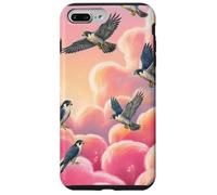 Peregrine Falcon Bird Watcher Gift Pink Clouds Sky Case for iPhone 7 Plus/8 Plus