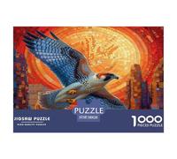 Peregrine Falcon Jigsaw Puzzles Great Gift for Adults 1000 Piece Challenging Games Home DecoRation Bird Jigsaw Puzzle for Adults And Kids 38x26cm/1000pcs