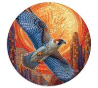 Peregrine Falcon Jigsaw Puzzles Puzzle for Adults Kids. 1000 Piece Impossible Challenge Toy Educational Games Home Decoration for Adults& Kids Age 14 Years Up 1000pcs (67.5x67.5cm)