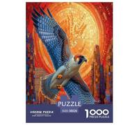 Peregrine Falcon Jigsaw Puzzles Puzzles for Adults Kids. 1000 Piece Impossible Challenge Toy Educational Game Home Decoration for Educational Games Gifts 38x26cm/1000pcs