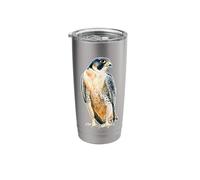 Peregrine Falcon Standing Stainless Steel Insulated Tumbler