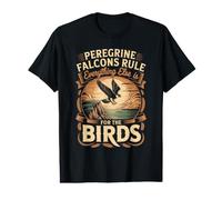 Peregrine Falcons Rule Everything Else is for The Birds Value Graphic T-Shirt