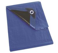 Perel 180-0304 Tarpaulin Ultra Strong 3 x 4 m Blue/Black