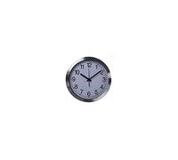 Perel DCF77 Radio-Controlled Wall Clock Analogue Round 30 cm Aluminium Silver