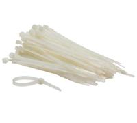 Perel ECTW120 4.6 m Nylon Cable Tie Set - White