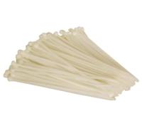 Perel ECTW200 4.8 m Nylon Cable Tie Set - White