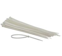Perel ECTW300 4.8 m Nylon Cable Tie Set - White