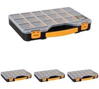 Perel OMR18 18-Inch Storage Box/Organizer (Pack of 4)
