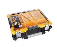 Perel OSC15 15-Inch Plastic Storage Case with Removable Bins