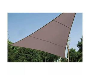 Perel Shade Sail Triangle 3.6m Taupe Outdoor Garden Canopy Shelter GSS3360TA