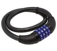 PEREL - SLKB04N Spiral Cable Lock with Number Code, 12 mm Diameter, 650 mm Length 169156