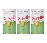 Perelló Gordal Picante Pitted Olives 350g 150g Drained Pack of 3 Spanish G