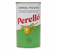 Perelló Spanish Gordal Pitted Green Olives, 150g
