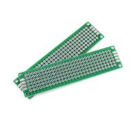 Perfboard，Double Sided PCB Prototype Board for DIY Soldering-6 pc | 2.54 mm Pitch Tinned Through | with 15 Sizes Compatible | DIY Electronics Projects Apply to Soldering Projects