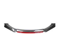 PERFECC Car Front Bumper Lip Spoiler Splitter for BMW X5 5seast E70 2007-2013,Bumper Canard Lip Splitter Chin Spoiler,Diffuser Splitter,A-Carbon Fiber Red