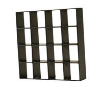 Perfeclan 1:12 Dollhouse Display Shelf Rack Miniature Bookshelf Handcrafted Gift DIY Ornaments Wooden Dollhouse Furniture, for Bedroom, Black